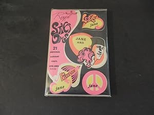 Psychedelic Stick Ums 1960's In Orig Wrapper 21 Vinyl Jane Stickers