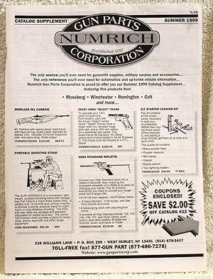 NUMRICH GUN PARTS CORPORATION Catalog Supplement Summer 1999