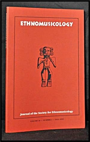 Bild des Verkufers fr Ethnomusicology: Journal of the Society for Ethnomusicology; Volume 39, Number 3 (Fall 1995) zum Verkauf von Cat's Cradle Books
