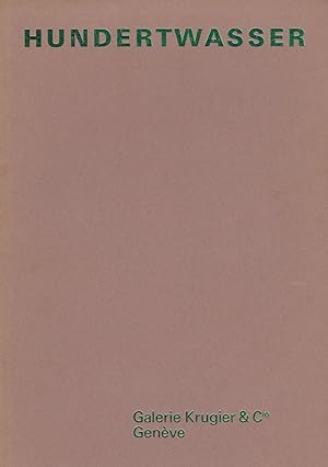Imagen del vendedor de HUNDERTWASSER: Peintures recentes. 18 mai au 15 juin 1967. a la venta por Blue Mountain Books & Manuscripts, Ltd.