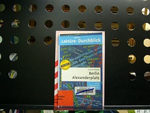 Bild des Verkufers fr Lektre Durchblick Alfred Dblin Berlin Alexanderplatz zum Verkauf von Antiquariat im Kaiserviertel | Wimbauer Buchversand