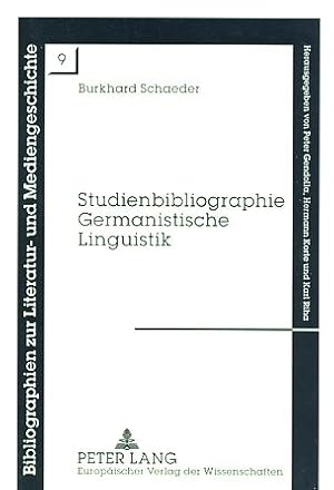 Seller image for Studienbibliographie germanistische Linguistik. Bibliographien zur Literatur- und Mediengeschichte, 9. for sale by Fundus-Online GbR Borkert Schwarz Zerfa