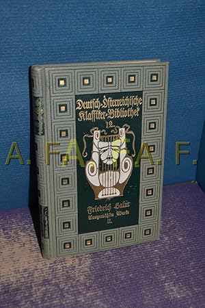 Imagen del vendedor de Adolf Buerle, Ausgewhlte Werke: II. Band: Grifeldis, Der Sohn der Wildnis (Deutsch-sterreichische Klassiker- Bibliothek, 12. Band) a la venta por Antiquarische Fundgrube e.U.