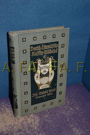 Imagen del vendedor de Johann Gabriel Seidl, Ausgewhlte Werke: I. Band: Alt-Wiener Novellen (Deutsch-sterreichische Klassiker- Bibliothek, 5. Band) a la venta por Antiquarische Fundgrube e.U.