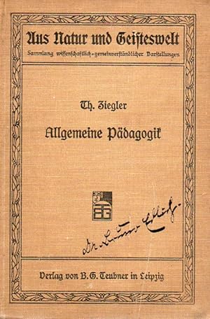 Seller image for Allgemeine Pdagogik for sale by Clivia Mueller