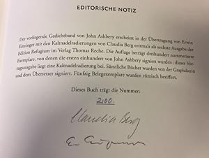 Die Liebeszinsen. Nachdichtungen von Erwin Einzinger. Kaltnadelradierungen von Claudia Berg, Edit...