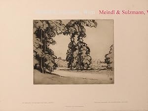 Imagen del vendedor de On the Banks of the Seine".Radierung aus: Die Graphischen Knste. a la venta por Antiquariat MEINDL & SULZMANN OG