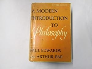 Bild des Verkufers fr Modern Introduction to Philosophy zum Verkauf von Goldstone Rare Books