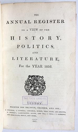 A series of extracts from "Lewis and Clark's Travels" published in The Annual Register, or a View...