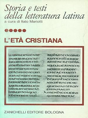Seller image for L'eta' cristiana. for sale by Librodifaccia
