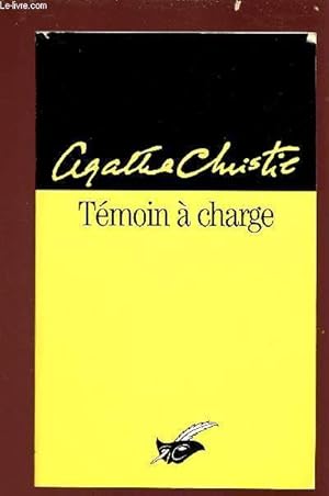 Image du vendeur pour TEMOIN A CHARGE mis en vente par Le-Livre