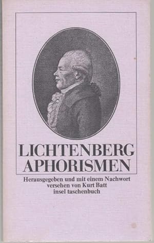 Bild des Verkufers fr Aphorismen in einer Auswahl von Kurt Batt zum Verkauf von Graphem. Kunst- und Buchantiquariat