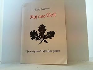 Bild des Verkufers fr Ruf ans Volk. Dem eigenen Wesen stets getreu. zum Verkauf von Antiquariat Uwe Berg