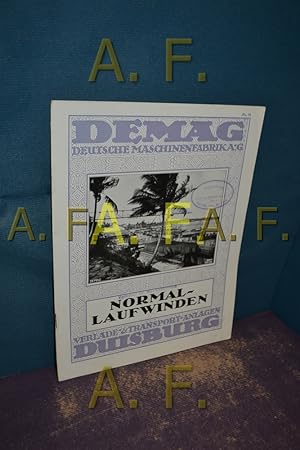 Seller image for Demag Deutsche Maschinenfabrik A. G. No 75 / Normallaufwinden, Verlade & Transport-Anlagen Duisburg for sale by Antiquarische Fundgrube e.U.