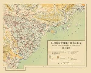 Carte Tonkin Sud-Est ----- [ Fac-similé de lédition de juin 1928 ]