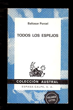 Immagine del venditore per TODOS LOS ESPEJOS venduto da Libreria 7 Soles