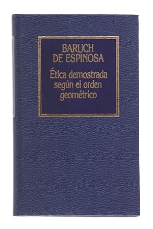 Image du vendeur pour ETICA DEMOSTRADA SEGUN EL ORDEN GEOMETRICO mis en vente par Libreria 7 Soles