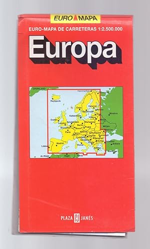 Seller image for EUROPAMA DE CARRETERAS 1:2.500.000 - EUROPA for sale by Libreria 7 Soles