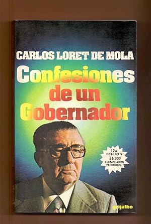 Immagine del venditore per CONFESIONES DE UN GOBERNADOR venduto da Libreria 7 Soles