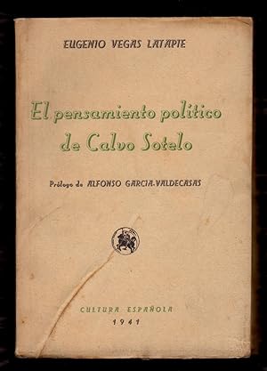 Imagen del vendedor de EL PENSAMIENTO POLITICO DE CALVO SOTELO a la venta por Libreria 7 Soles