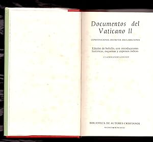 Seller image for DOCUMENTOS DEL VATICANO II - CONSTITUCIONES, DECRETOS, DECLARACIONES for sale by Libreria 7 Soles