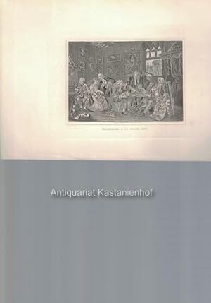 Imagen del vendedor de Marriage a la Mode No. 1 - Kupferstich, feine Manier., a la venta por Antiquariat Kastanienhof