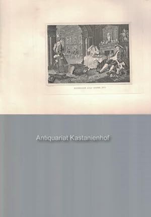 Imagen del vendedor de Marriage a-la-Mode No. 1 - Kupferstich, feine Manier und Radierung., a la venta por Antiquariat Kastanienhof
