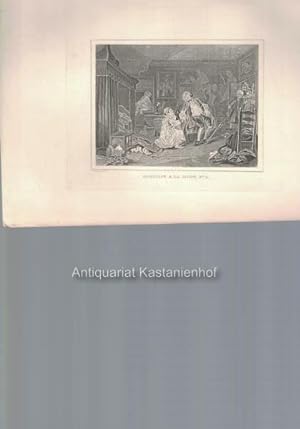 Imagen del vendedor de Marriage a la Mode No. 5. - Kupferstich, feine Manier., a la venta por Antiquariat Kastanienhof