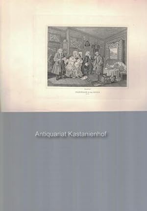 Imagen del vendedor de Marriage a la Mode No. 5. - Kupferstich, feine Manier und Radierung, a la venta por Antiquariat Kastanienhof