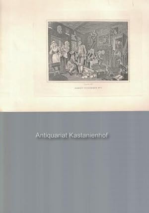 Imagen del vendedor de Rake's Progress No. 1 - Original- Kupferstich, feine Manier, und Radierung., a la venta por Antiquariat Kastanienhof