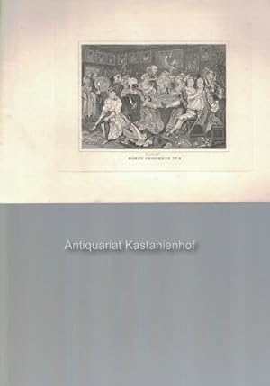 Imagen del vendedor de Rake's Progress No. 3. - Original- Kupferstich, feine Manier, und Radierung., a la venta por Antiquariat Kastanienhof