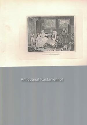 Imagen del vendedor de Harlot's Progress No. 2. - Original- Kupferstich, feine Manier, und Radierung., a la venta por Antiquariat Kastanienhof
