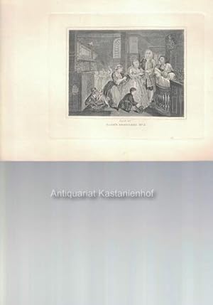 Imagen del vendedor de Rake's Progress No. 5. - Original- Kupferstich, feine Manier, und Radierung., a la venta por Antiquariat Kastanienhof