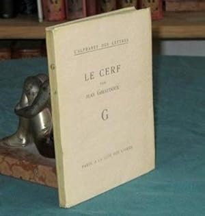 Le Cerf. Premier Rêve signé - Édition originale.