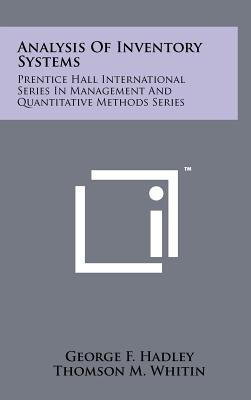 Seller image for Analysis of Inventory Systems: Prentice Hall International Series in Management and Quantitative Methods Series (Hardback or Cased Book) for sale by BargainBookStores