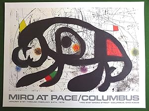 Miró at Pace/Columbus 1979. Poster.