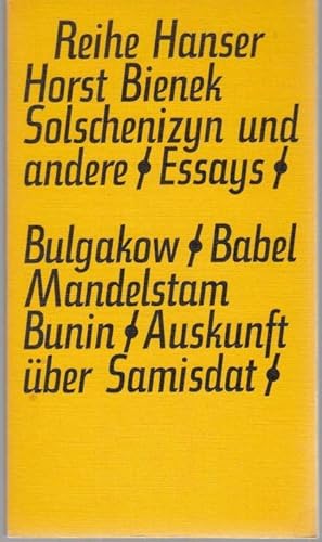 Solschenizyn und andere. Essays