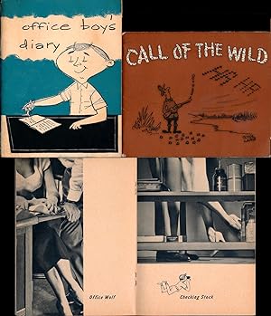 Seller image for Office Boy's Diary / Call of the Wild (2 vintage pocket booklets, 1 pinup & 1 cartoon, 1957-58) for sale by Well-Stacked Books