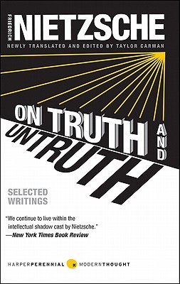 Bild des Verkufers fr On Truth and Untruth: Selected Writings (Paperback or Softback) zum Verkauf von BargainBookStores