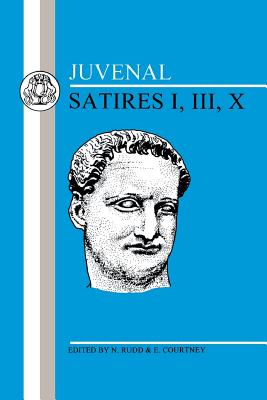 Imagen del vendedor de Juvenal: Satires I, III, X (Paperback or Softback) a la venta por BargainBookStores