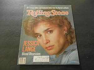 Image du vendeur pour Rolling Stone #391 Jessica Lange; DeLorean Talks (But Not To The Feds) mis en vente par Joseph M Zunno