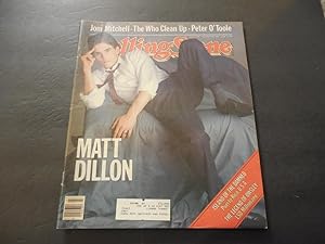 Rolling Stone #383 Matt Dillon; Jon Mitchell; The Who; Peter O'Toole