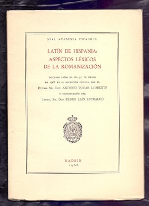 Bild des Verkufers fr LATIN DE HISPANIA: ASPECTOS LEXICOS DE LA ROMANIZACION zum Verkauf von Libreria 7 Soles
