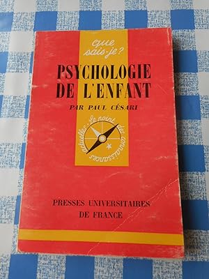 Seller image for Psychologie de l'enfant for sale by Frederic Delbos