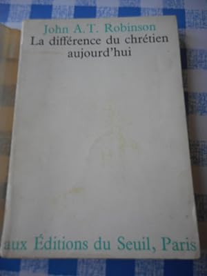 Seller image for La difference du chretien aujourd'hui for sale by Frederic Delbos