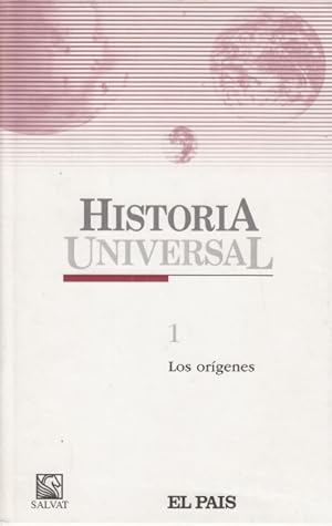 Imagen del vendedor de HISTORIA UNIVERSAL. I. LOS ORIGENES a la venta por Librera Vobiscum