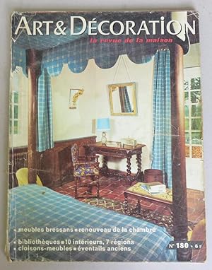 Bild des Verkufers fr Art & Decoration, la revue de la maison, fonde en 1897. Septembre 1974, No. 180 zum Verkauf von Antikvariat Valentinska