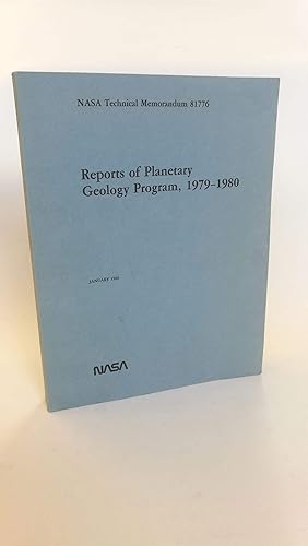 Reports of Planetary Geology Program 1979-1980