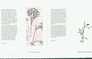 Seller image for Printed announcement from Moving Parts Press & Greenhouse Review Press, sent to Herb Yellin of the Lord John Press. (This is the prospectus for the work, not the book itself). for sale by Wittenborn Art Books