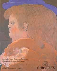 Important Latin American Paintings, Drawings and Sculpture (Part II). November 21, 1995. Sale #82...